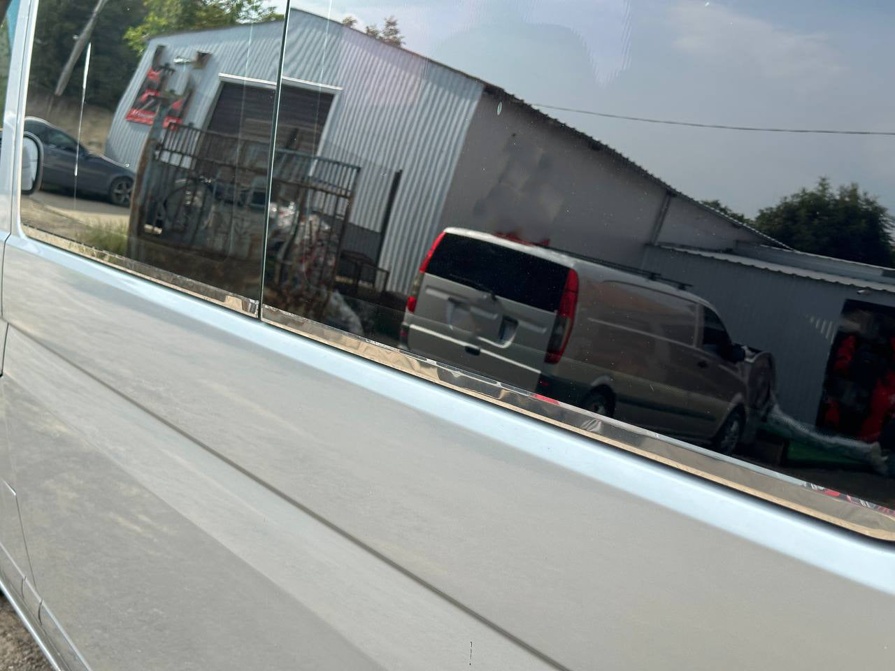 Window lower trim (6 pcs, stainless steel) for Volkswagen T5 Transporter 2003-2010 - image 7