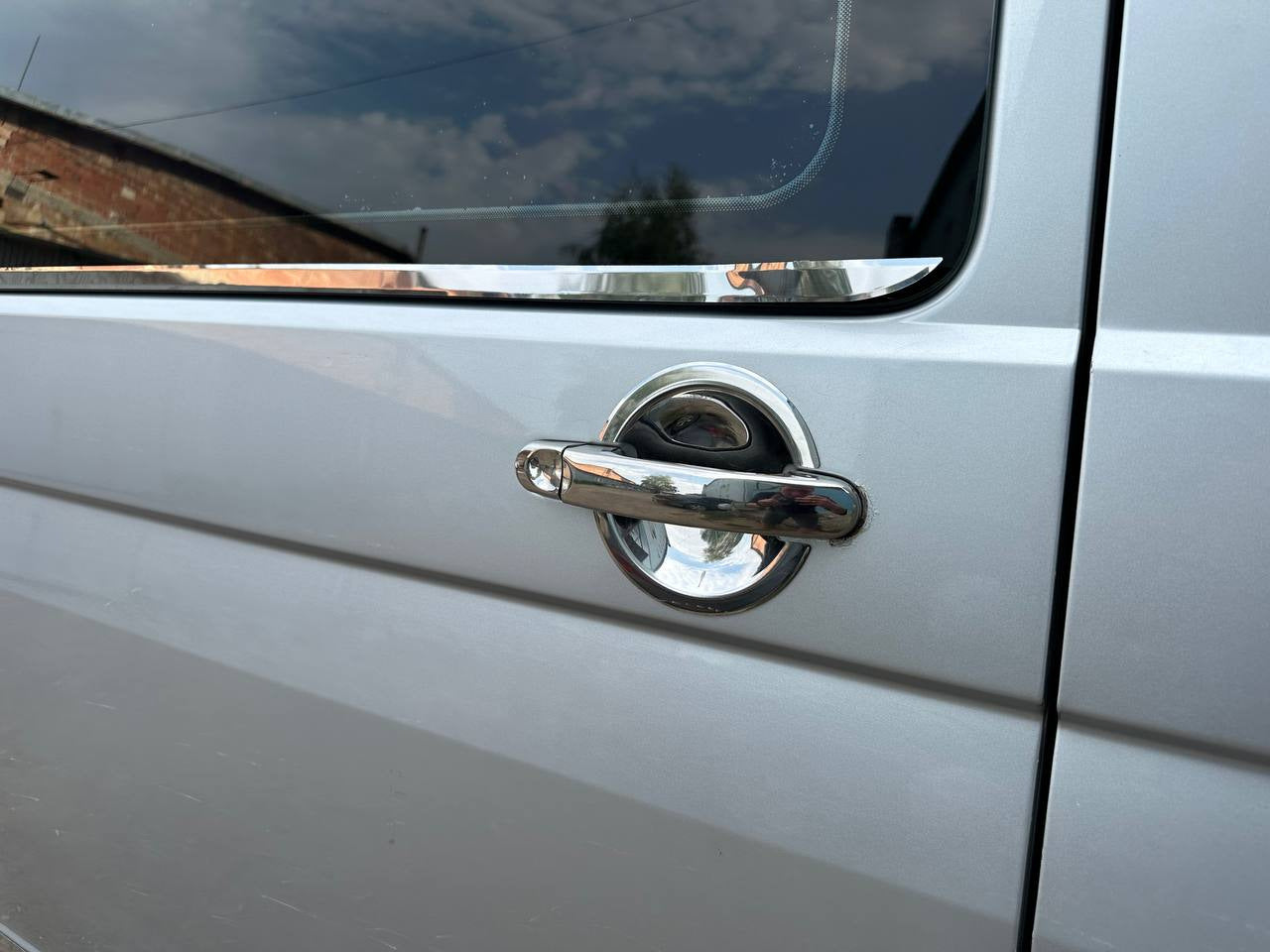Stainless Steel Door Handle Covers for Volkswagen T5 Multivan 2003-2010 - image 12