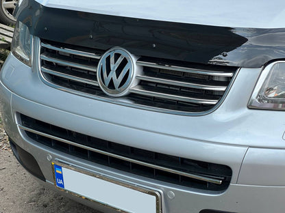 Bumper grille trim (stainless steel) for Volkswagen T5 Caravelle 2004-2010 - image 4