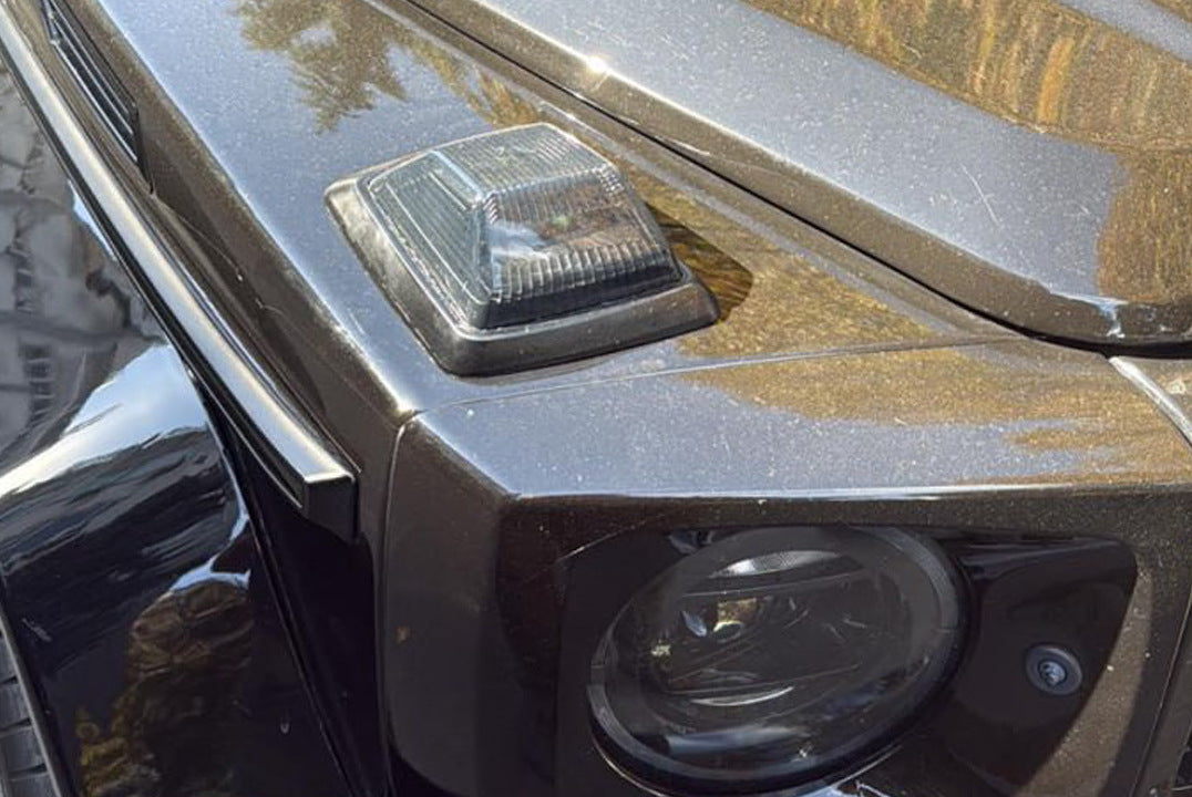 Hood Turn Signals W464-Black V2 (2018-2022, 2 pcs) for Mercedes G сlass W463 2018-2024 - image 1
