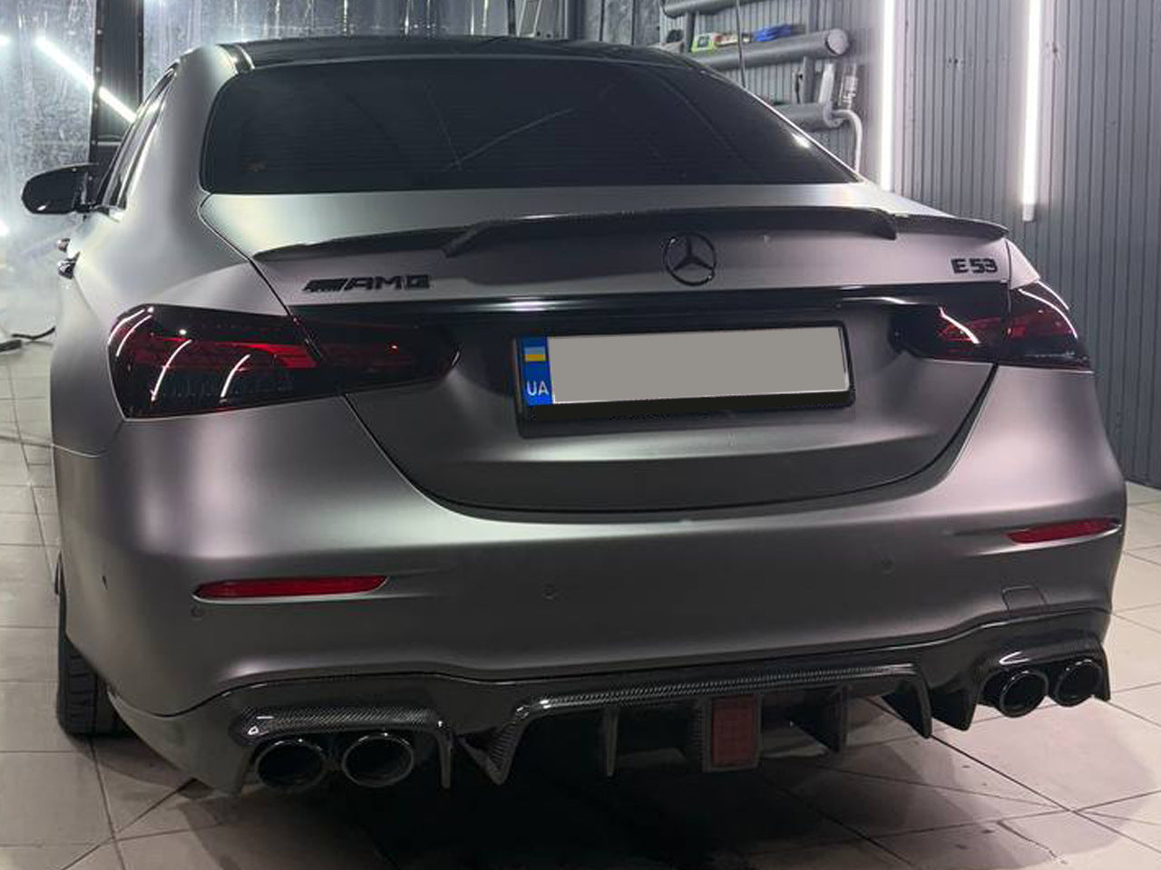 Spoiler (for E63 AMG, Carbon) for Mercedes E-сlass W213 2016-2023 - image 5