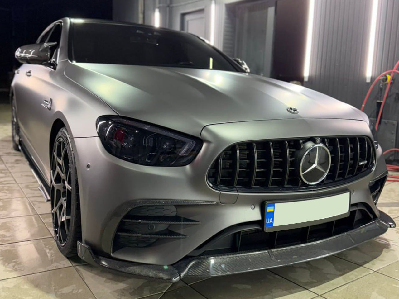 Carbon Front Fender Covers (for AMG-Line 2017-2019) for Mercedes E-class coupe C238 2016-2024 - image 8