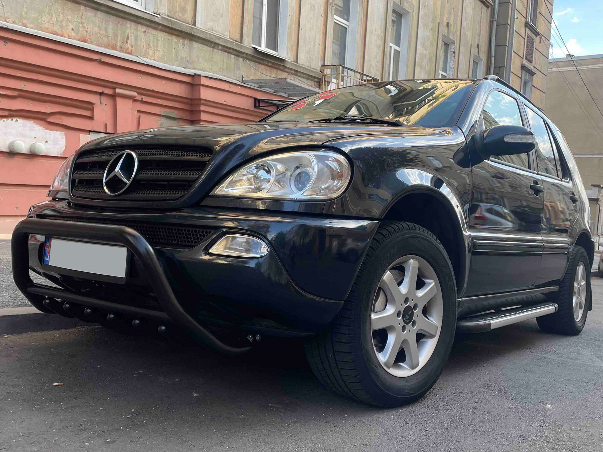 Bull Bar (Stainless Steel) for Mercedes ML W163 1997-2005 - image 6