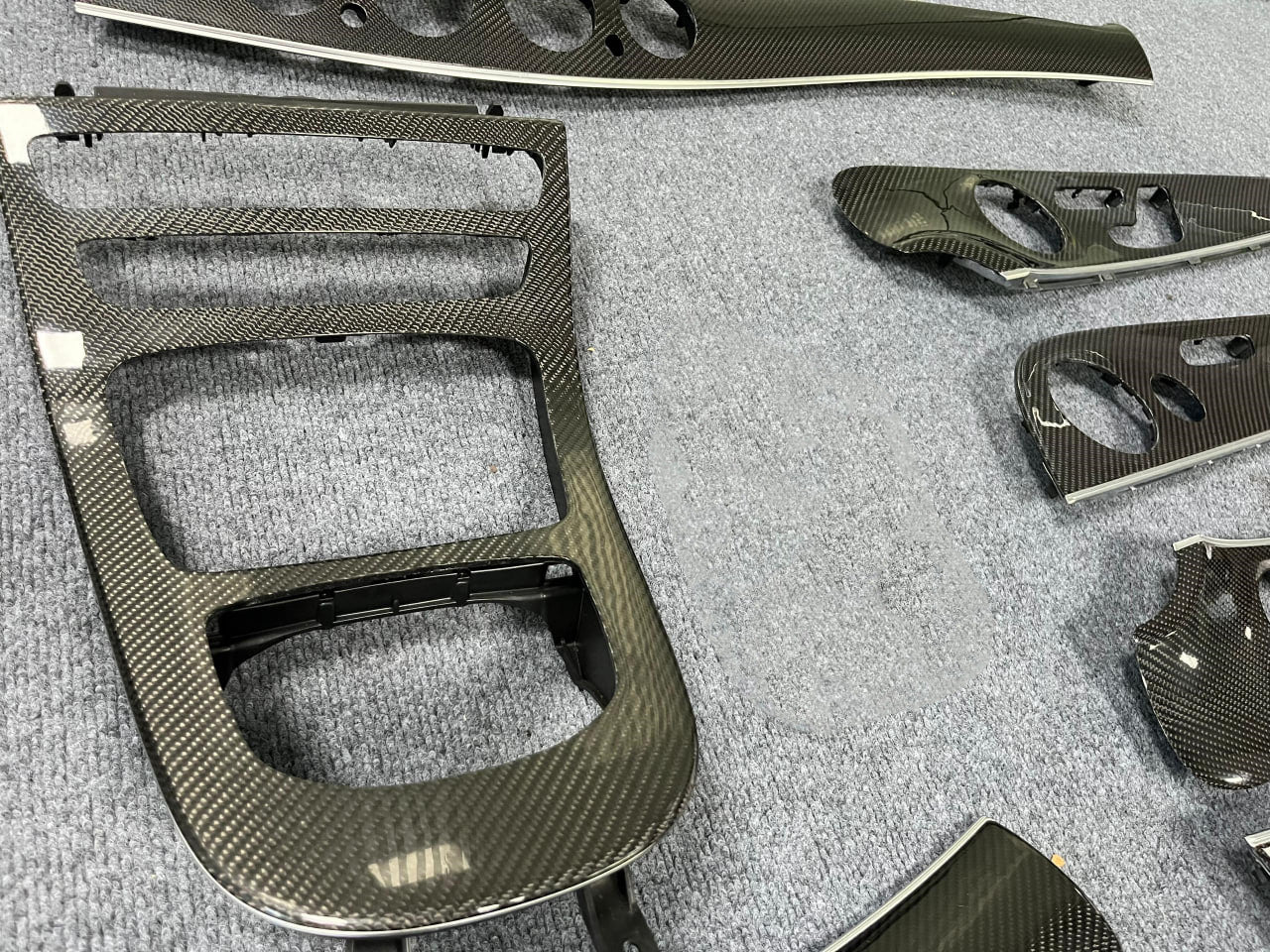 Dashboard Trim (Carbon) for Mercedes E-сlass W213 2016-2023 - image 8