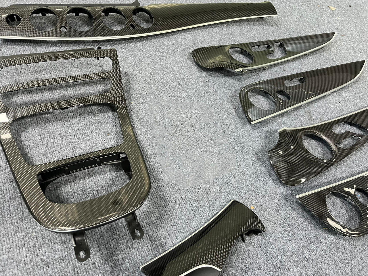 Dashboard Trim (Carbon) for Mercedes E-сlass W213 2016-2023 - image 5