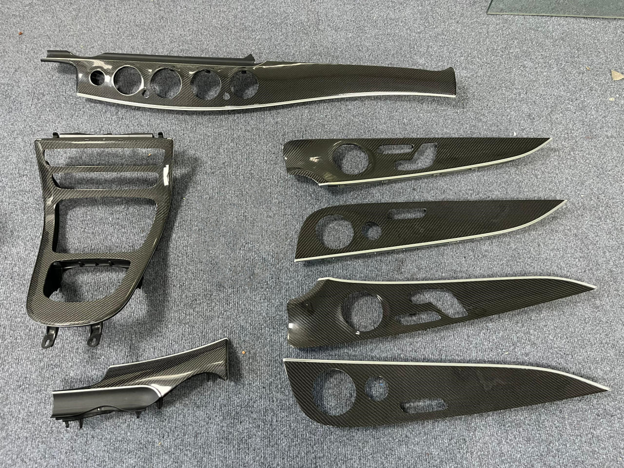 Dashboard Trim (Carbon) for Mercedes E-сlass W213 2016-2023 - image 9