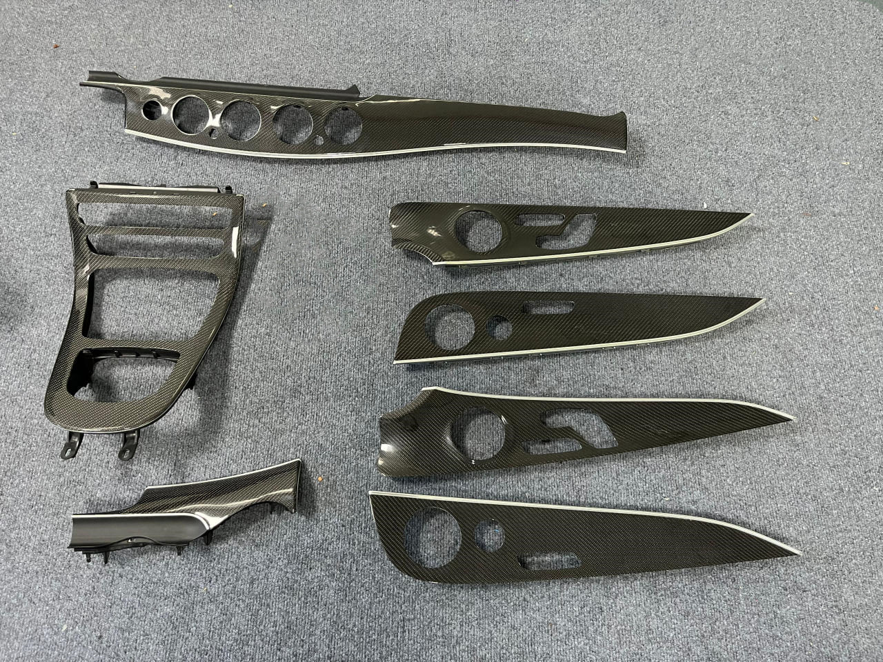 Dashboard Trim (Carbon) for Mercedes E-сlass W213 2016-2023 - image 10