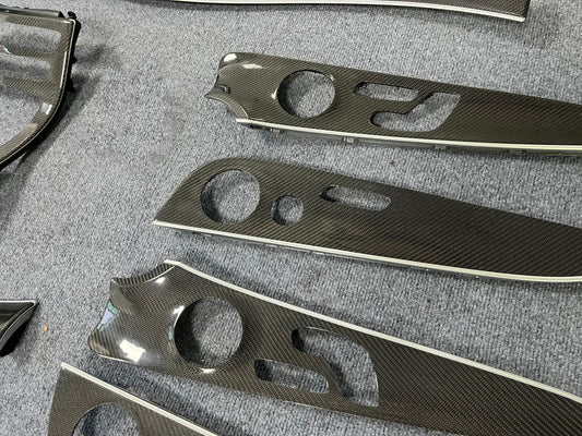 Dashboard Trim (Carbon) for Mercedes E-сlass W213 2016-2023 - image 2