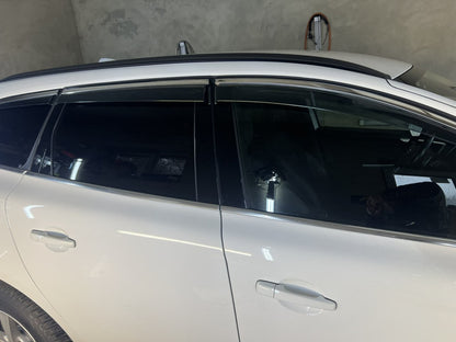 Window Deflectors with Chrome Trim Niken Luxury (6 pcs) for Volvo XC60 2009-2017 - image 6