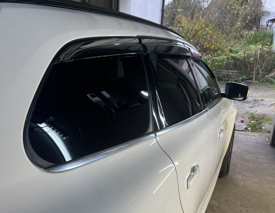 Window Deflectors with Chrome Trim Niken Luxury (6 pcs) for Volvo XC60 2009-2017 - image 7