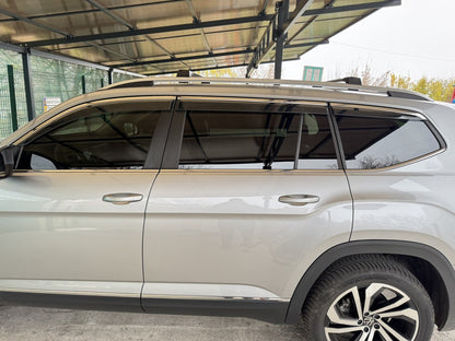 Window Deflectors with Chrome Trim Niken Luxury (6 pcs) for Volkswagen Atlas (Terramont) 2016- - image 4