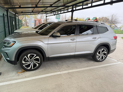 Window Deflectors with Chrome Trim Niken Luxury (6 pcs) for Volkswagen Atlas (Terramont) 2016- - image 5