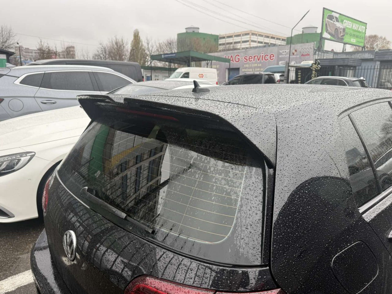 Spoiler DPT V-2 (HB, Gloss Black) for Volkswagen Golf 7/E-Golf 2012-2020 - image 6