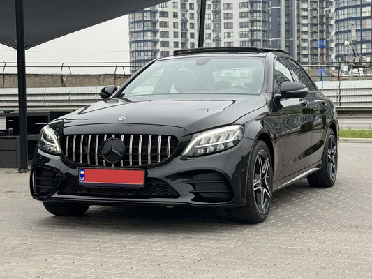 Front bumper assembly (AMG Line 2018-2021) for Mercedes C-сlass W205 2014-2021 - image 1