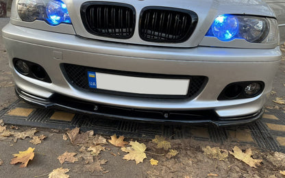 Front Lip DPT V-1 (For M Sport, Gloss Black) for BMW 3 Series E46 1998-2006 - image 7