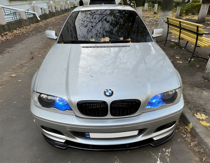 Front Lip DPT V-1 (For M Sport, Gloss Black) for BMW 3 Series E46 1998-2006 - image 8