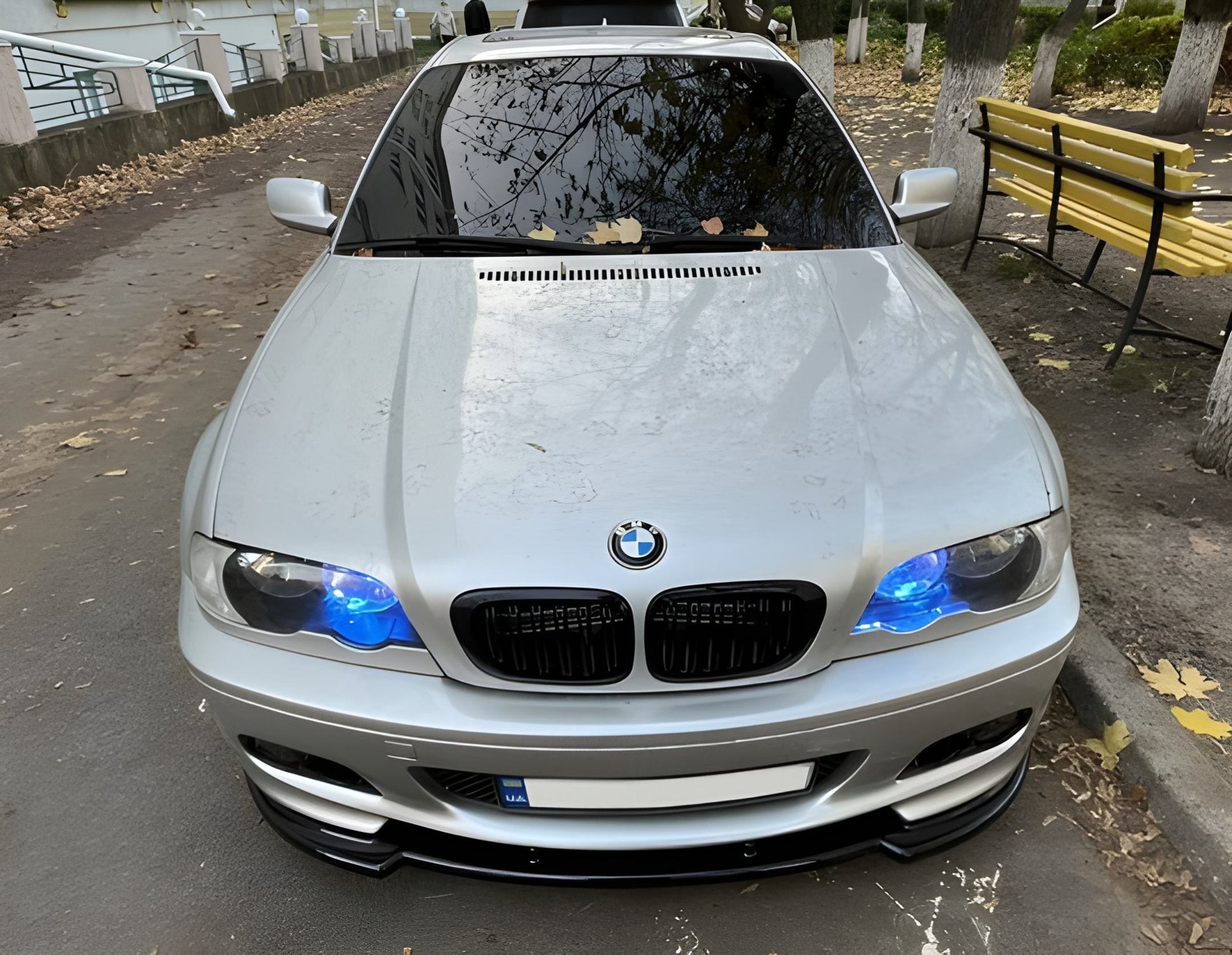 Front Lip DPT V-1 (For M Sport, Gloss Black) for BMW 3 Series E46 1998-2006 - image 8