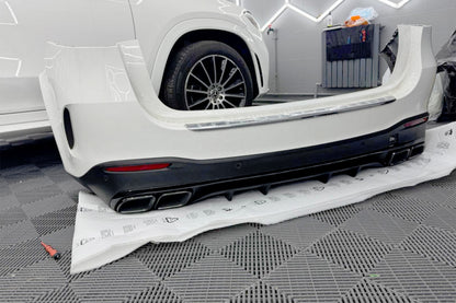 Rear Diffuser GLE63 AMG (with Black Tips) for Mercedes GLE W167 2018- - image 3