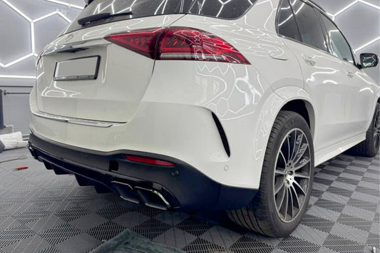 Rear Diffuser GLE63 AMG (with Black Tips) for Mercedes GLE W167 2018- - image 1