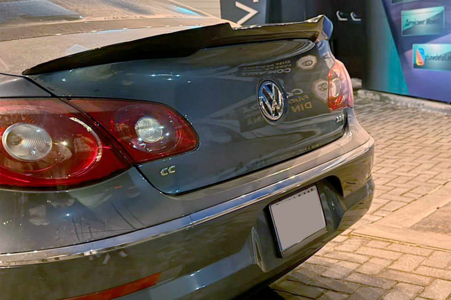 Spoiler (Carbon) for Volkswagen Passat СС 2008-2017 - image 1