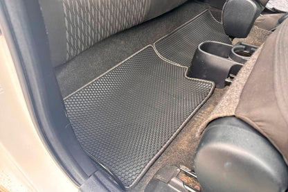 Rubber Floor Mats Carsuit DVS (Black) for Toyota Yaris 2010-2020 - image 3