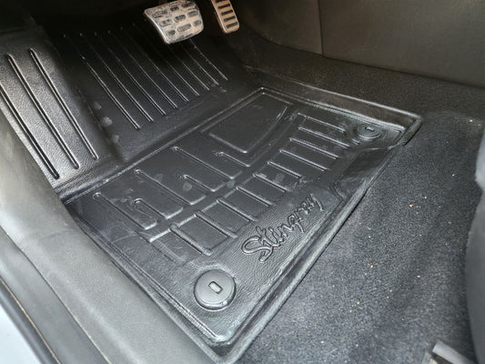 Rubber Floor Mats Stingray 3D Electric (Europe) (5 pcs, Polyurethane) for Hyundai Kona 2017-2023 - image 2
