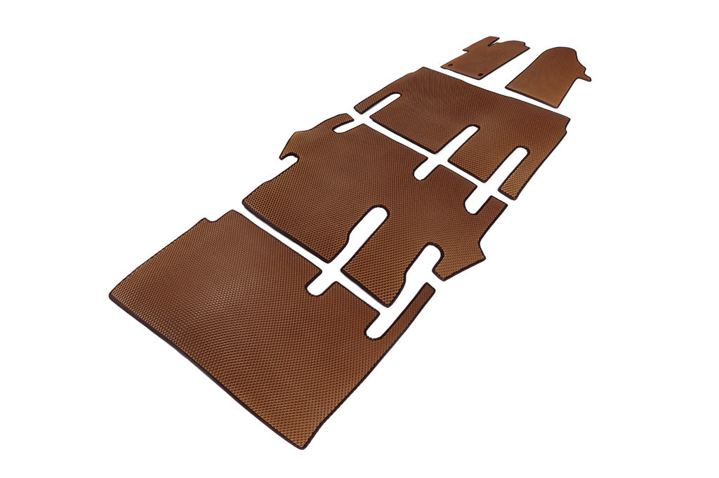 EVA Floor Mats V-class ExtraLong 2 side (Pickup only, full interior, Brown) for Mercedes Vito/V-class W447 2014- - image 2