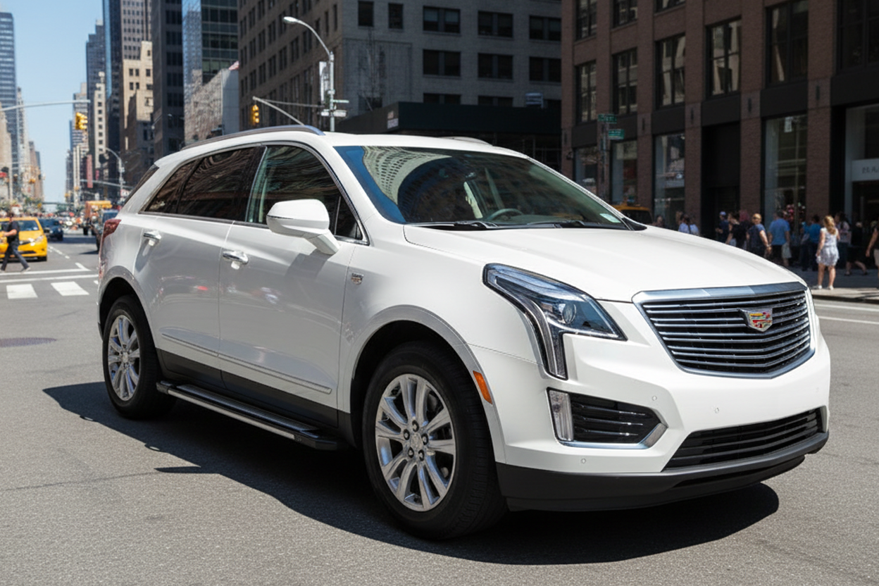 Side Steps Rainbow (2 pcs, Aluminum) for Cadillac XT5 2016- - image 1