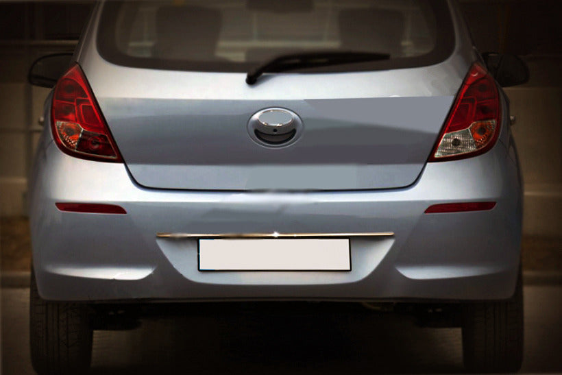 Chrome trim above license plate (stainless steel) for Hyundai I-20 2012-2014 - image 1