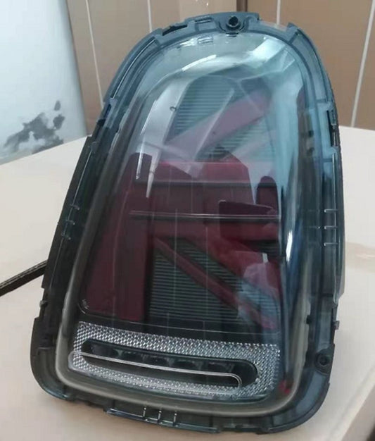 Rear LED Tail Lights Union Jack Black V-1 Style (2 pcs) for Mini Cooper R56/57 2006-2014 - image 1