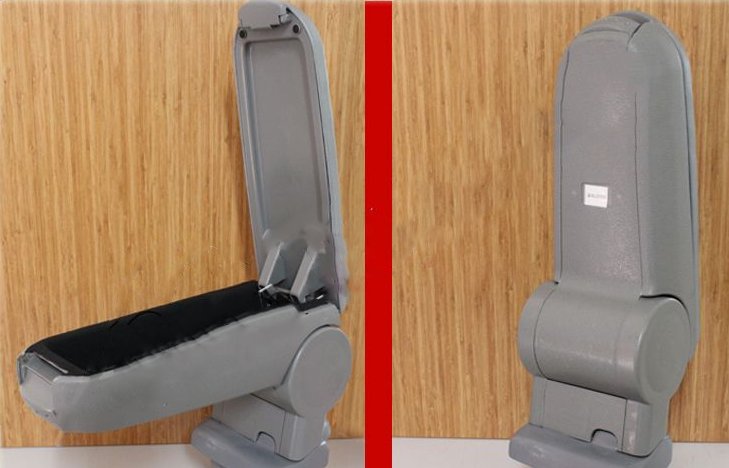 Armrest (gray) for Peugeot 308 2007-2013 - image 1