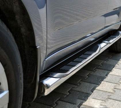 The lateral pipe (2 pcs, stainless steel) for Iveco Daily 1999-2006 - Reelken Auto