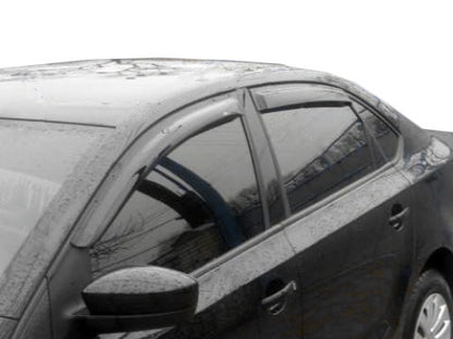 Window Deflectors SD (4 pcs, HIC) for Volkswagen Polo 2010-2017 - image 1