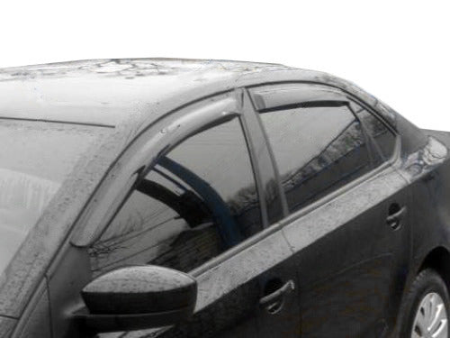 Window Deflectors SD (4 pcs, HIC) for Volkswagen Polo 2010-2017 - image 1
