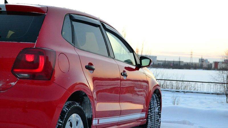 HB deflectors (4-piece, HIC) for Volkswagen Polo 2010-2017 - Reelken Auto