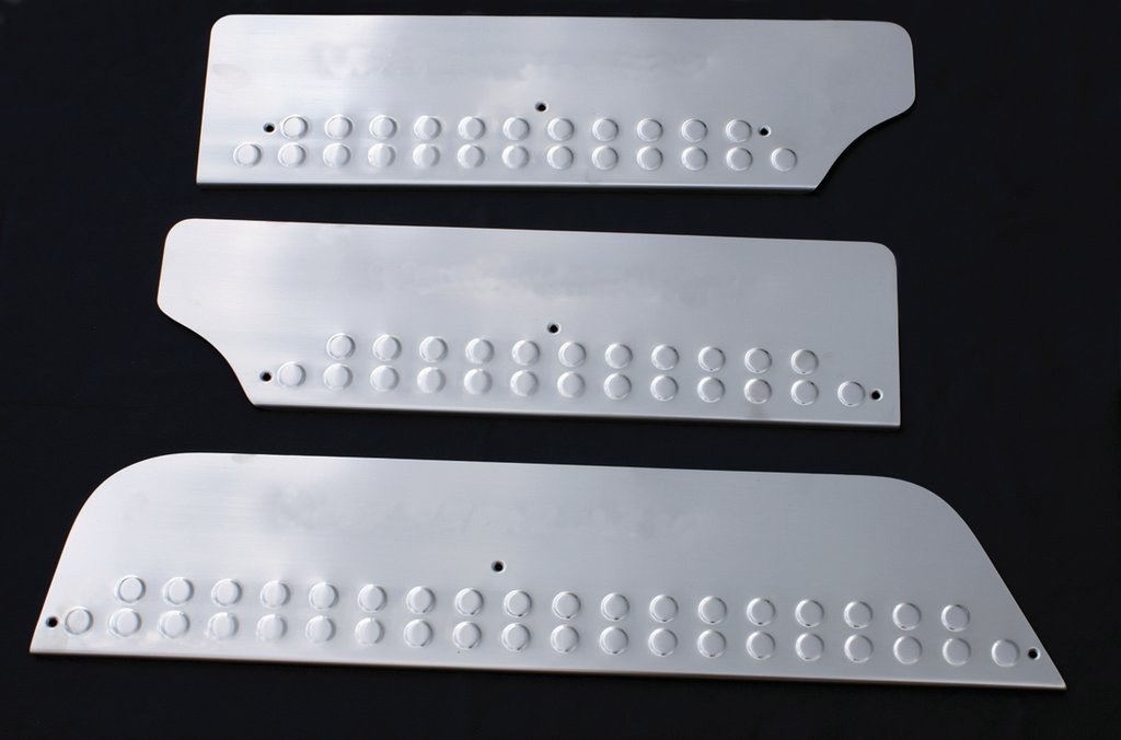 Overlays for internal thresholds (OmsaLine, stainless steel) for Volkswagen T5 Multivan 2003-2010 - image 5