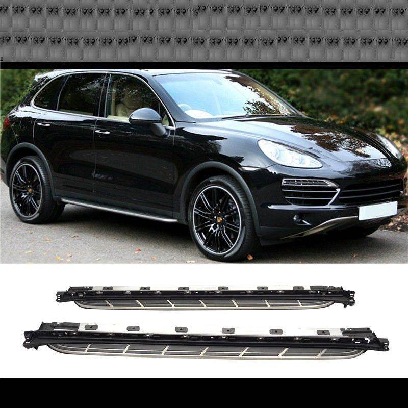 Side steps OEM (2 pcs., Aluminum) for Porsche Cayenne 2010-2017 - Reelken Auto