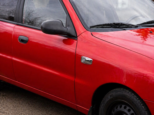Chrome Covers for Side Repeaters Rectangle (2 pcs, ABS) for Daewoo Lanos 1998-2017 - image 1