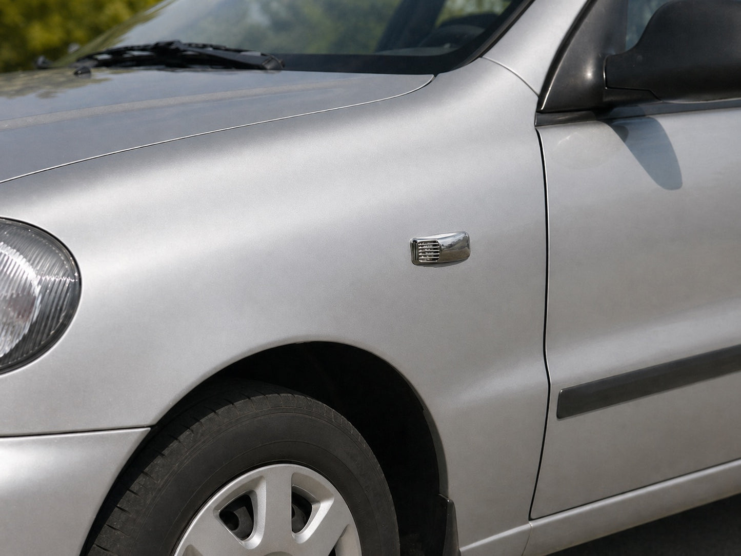 Chrome Covers for Side Repeaters Rectangle (2 pcs, ABS) for Daewoo Lanos 1998-2017 - image 2