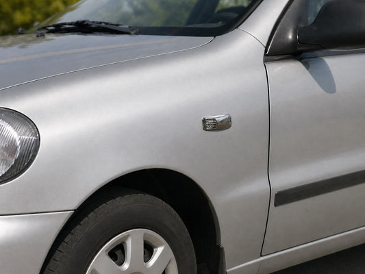 Chrome Covers for Side Repeaters Rectangle (2 pcs, ABS) for Daewoo Lanos 1998-2017 - image 2
