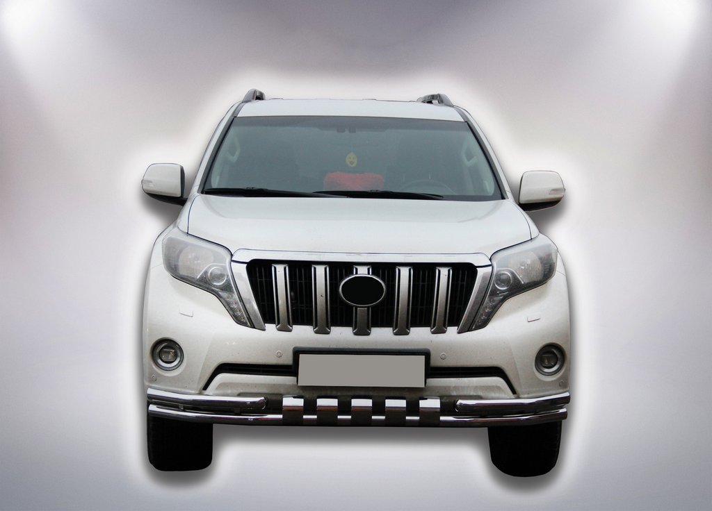 Front Bar F3-31 (Stainless Steel) for Toyota Land Cruiser Prado 150 2009-2023 - image 2