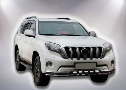 Front protection F3-31 (stainless steel) for Toyota Land Cruiser Prado 150 - Reelken Auto