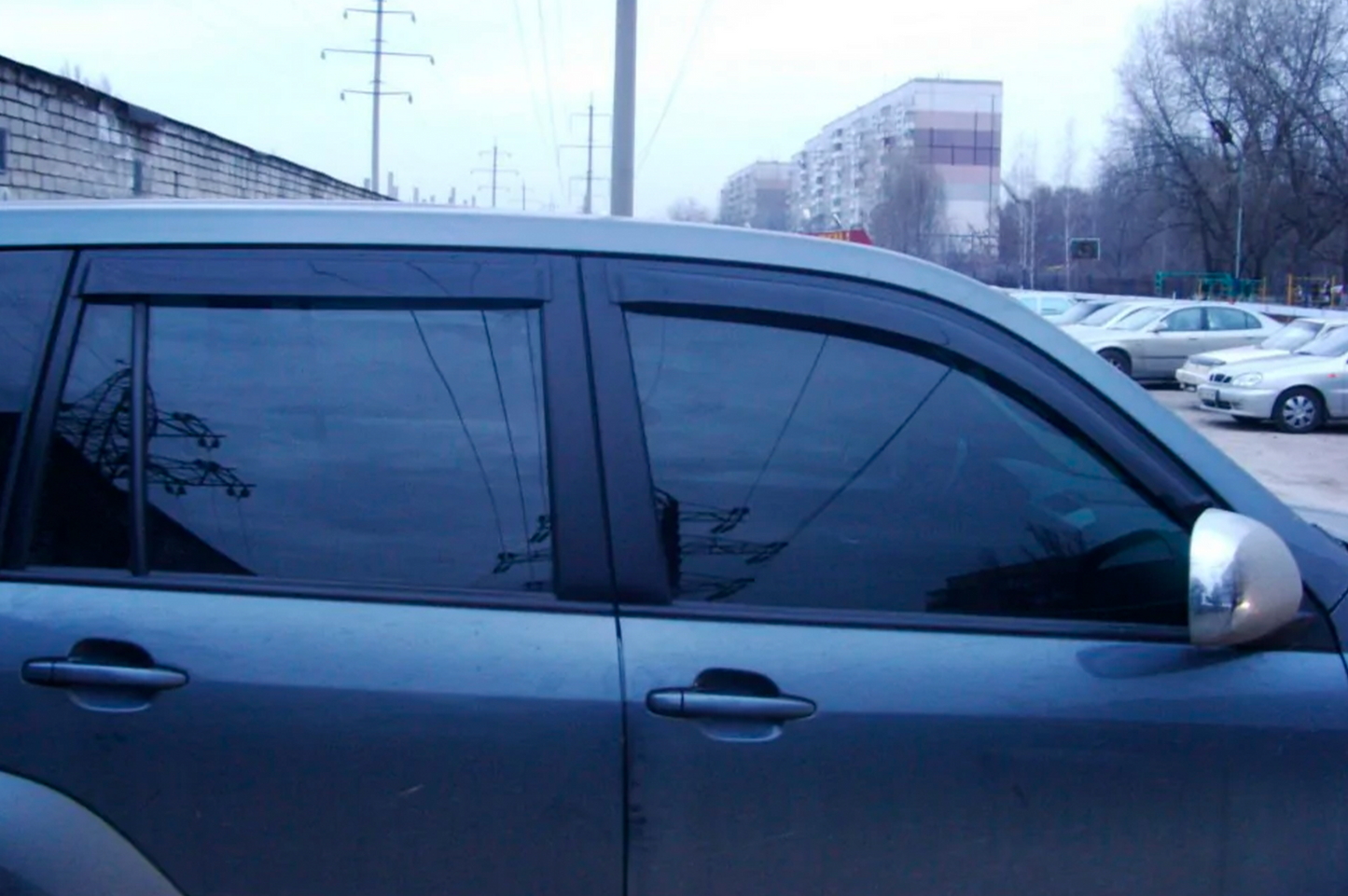 Window Deflectors (4 pcs, HIC) for Toyota Land Cruiser Prado 120 2002-2009 - image 10