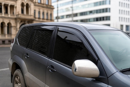 Window Deflectors (4 pcs, HIC) for Toyota Land Cruiser Prado 120 2002-2009 - image 2