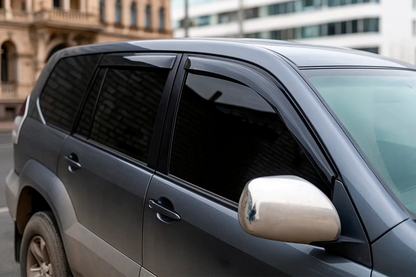 Window Deflectors (4 pcs, HIC) for Toyota Land Cruiser Prado 120 2002-2009 - image 7