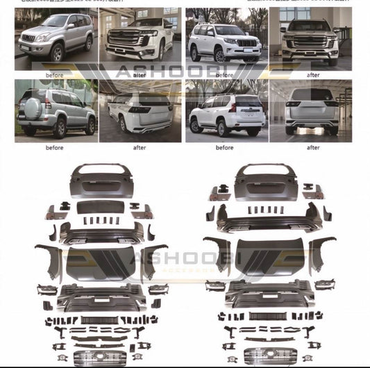 LC 300 restyling kit for Toyota Land Cruiser Prado 120 - Reelken Auto
