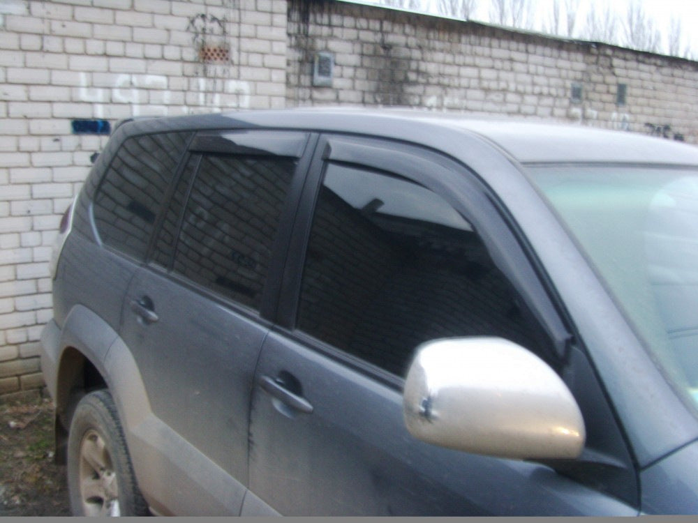 Window Deflectors (4 pcs, HIC) for Lexus GX470 2002-2009 - image 5