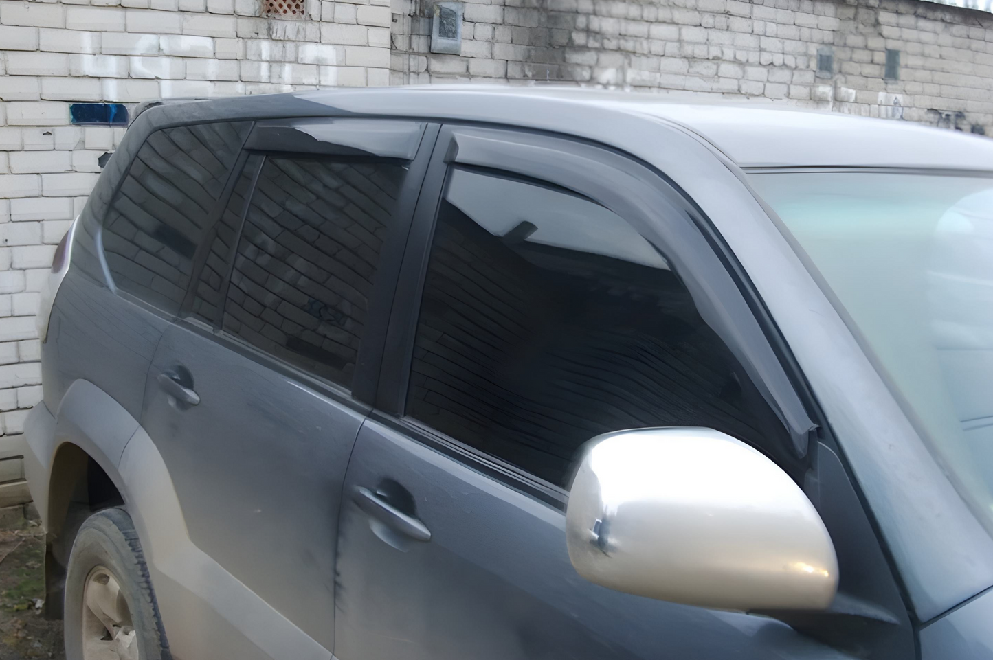 Window Deflectors (4 pcs, HIC) for Toyota Land Cruiser Prado 120 2002-2009 - image 11