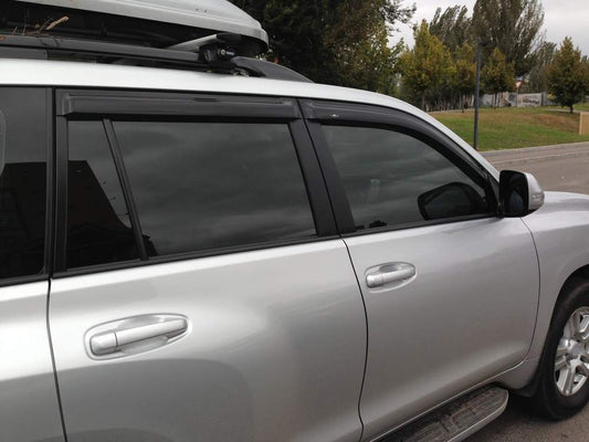 Window Deflectors 8 cm (4 pcs, HIC) for Toyota Land Cruiser Prado 150 2009-2023 - image 2