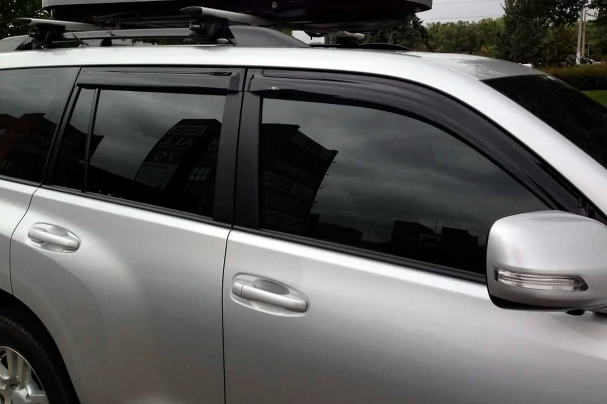 Window Deflectors 8 cm (4 pcs, HIC) for Toyota Land Cruiser Prado 150 2009-2023 - image 17